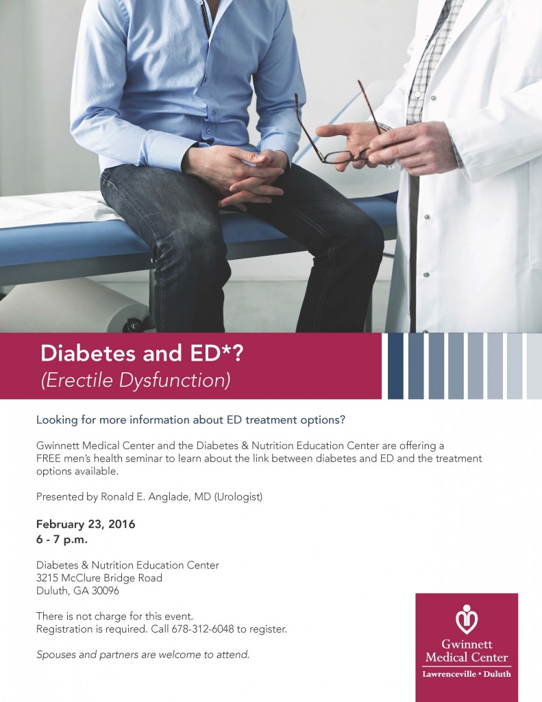 Diabetes and ED Class Flyer