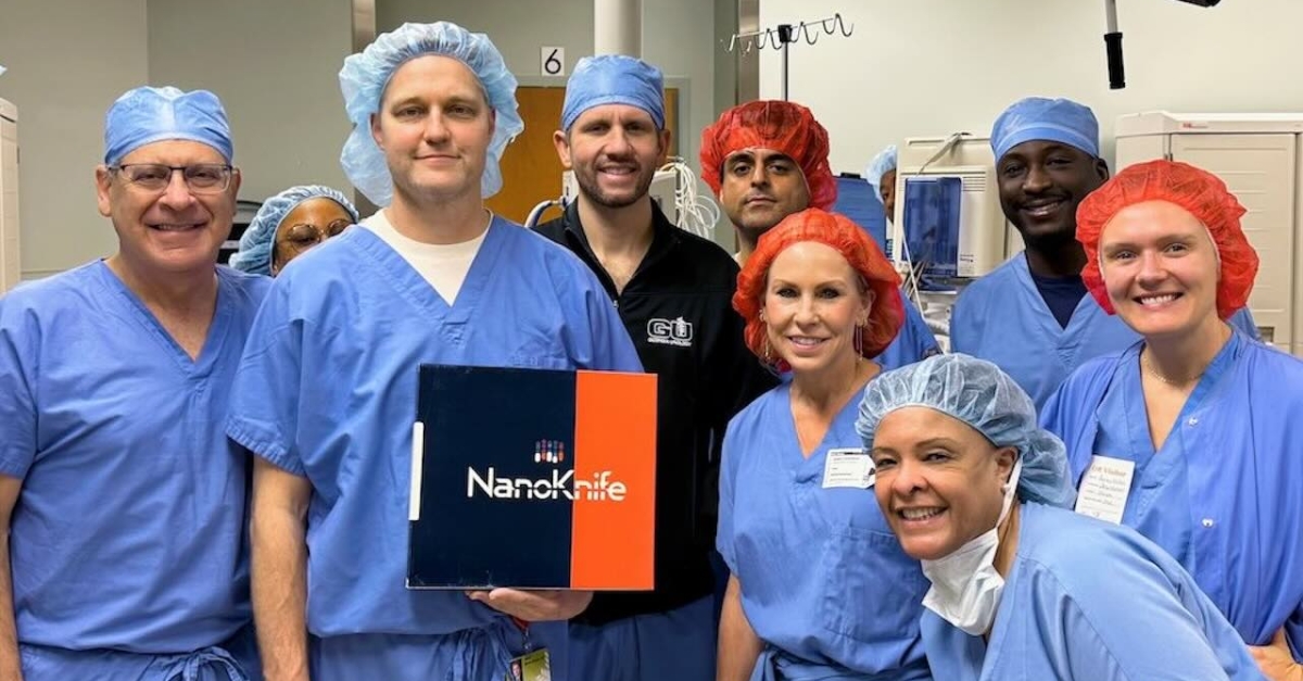 Dr. Brent Sharpe after NanoKnife Procedure