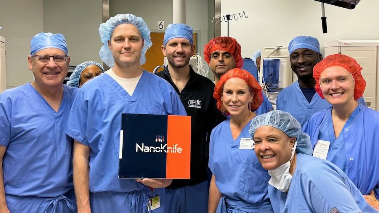 Dr. Brent Sharpe after NanoKnife Procedure