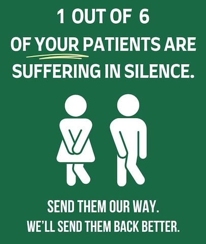 one in six patients are suffering graphic