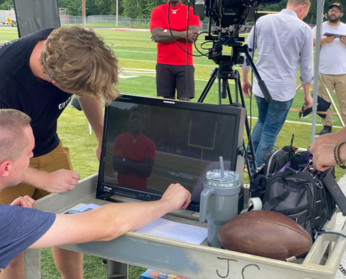 Behind the scenes of Thomas Davis in Kidney Stone Commercial