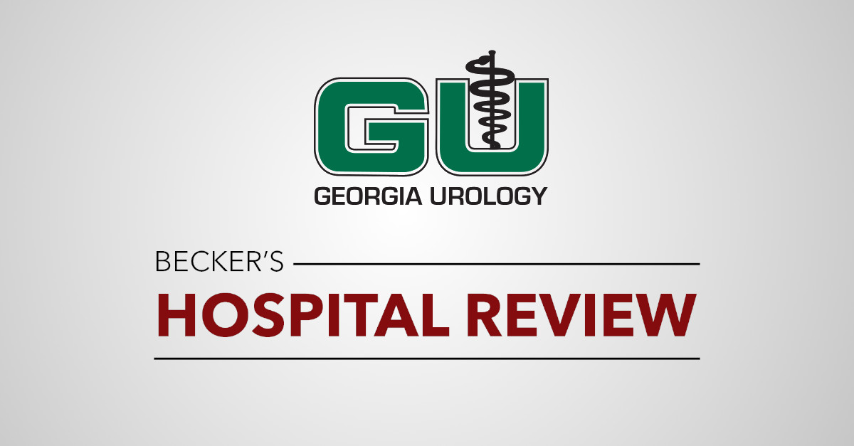 Georgia Urology and Becker's Hospital Review logos