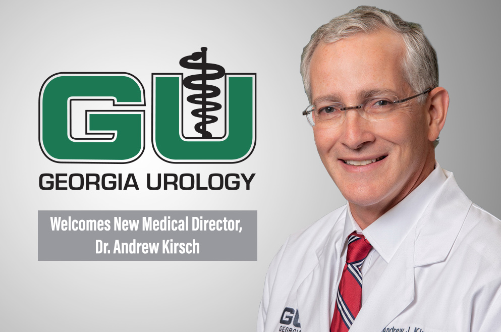 Georgia Urology welcomes Dr. Andrew Kirsch as new Medical Director.