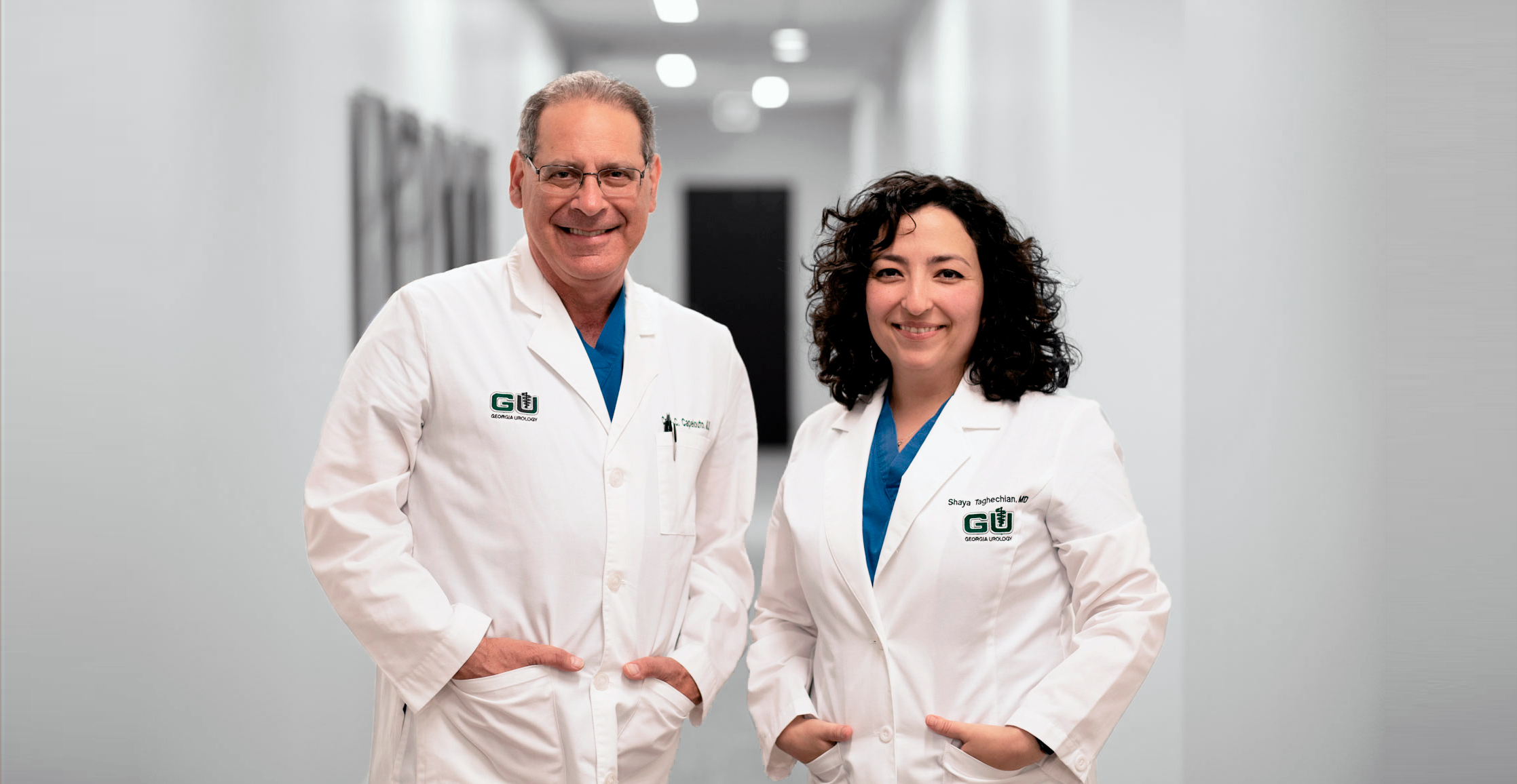 Dr. Carl Capelouto with Dr. Shaya Taghechian, Urology