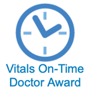 Vitals On-Time Doctor Award